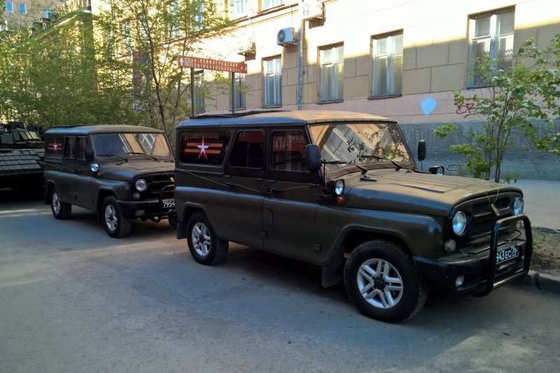 УАЗ-3132 «Гусар»крупный планом