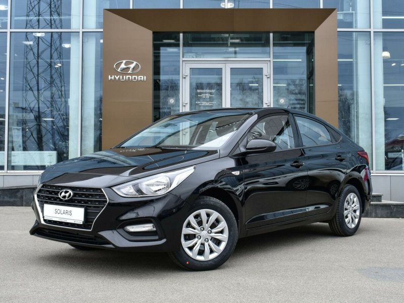 Hyundai Solaris 2017 черный