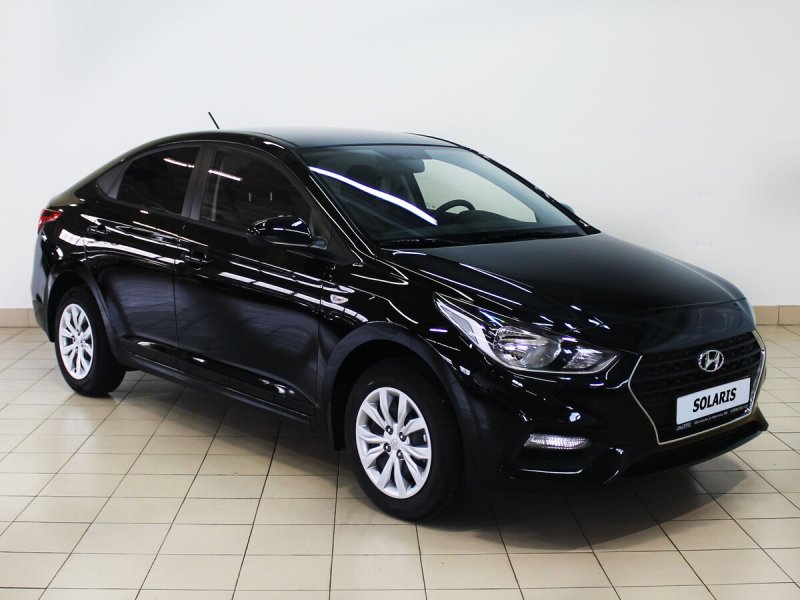 Hyundai Solaris 2019 черный