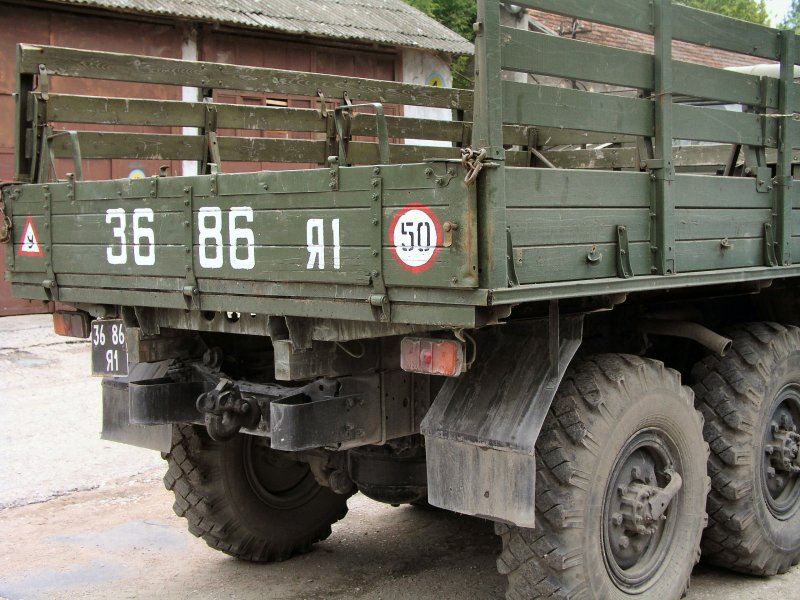 ЗИЛ 131 С двухскатной ошиновкой