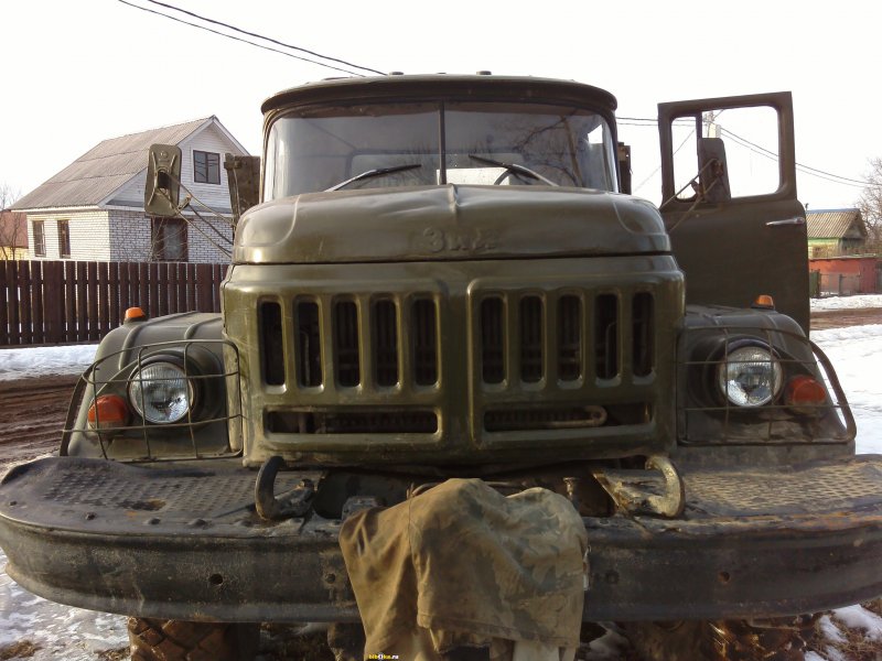 ЗИЛ 131 бортовой голубой