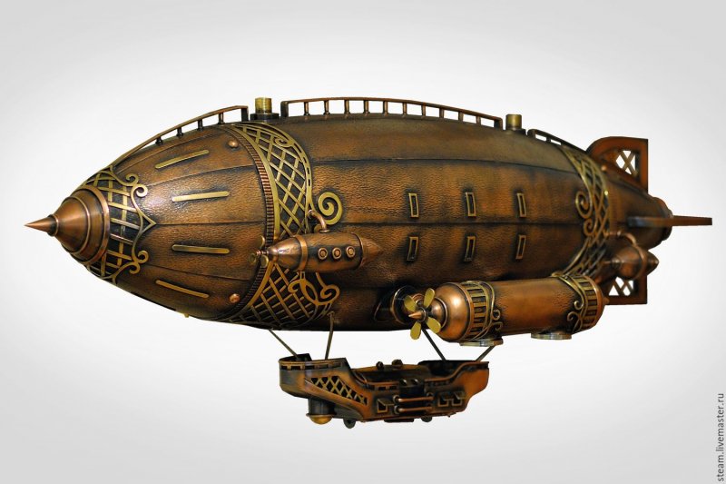Steampunk дирижабль