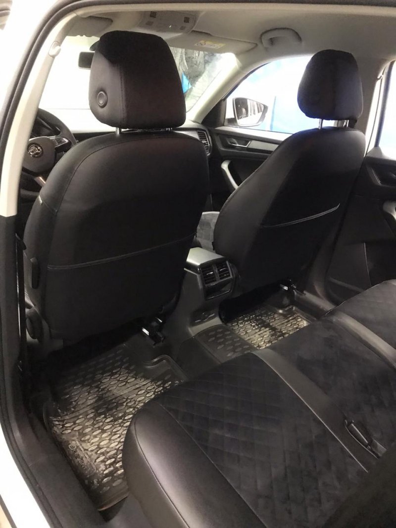 Чехлы Skoda Kodiaq алькантара