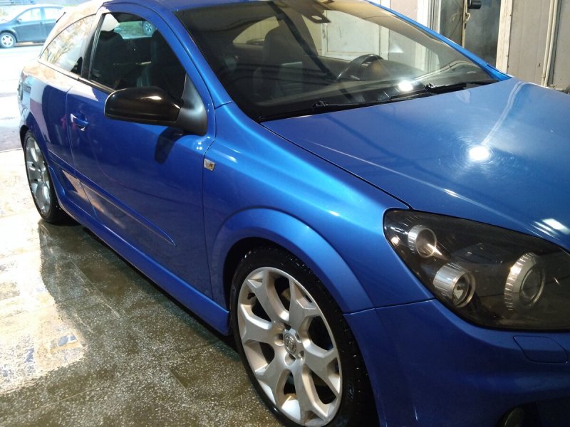 Opel Astra h 2007 синяя