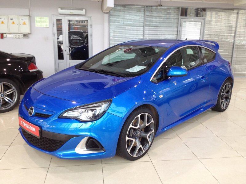 Opel Astra j синий