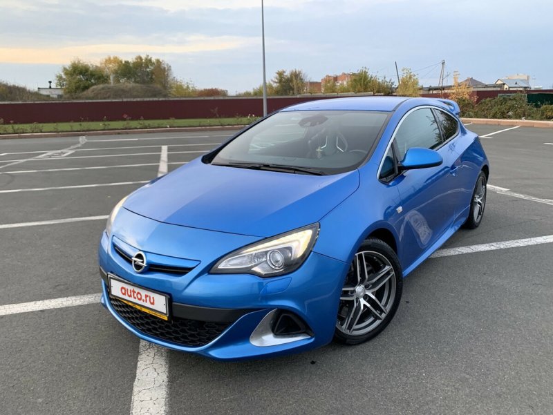 Opel Astra 2007 синий