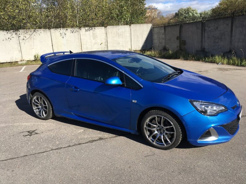 Opel Astra h 2007 синяя