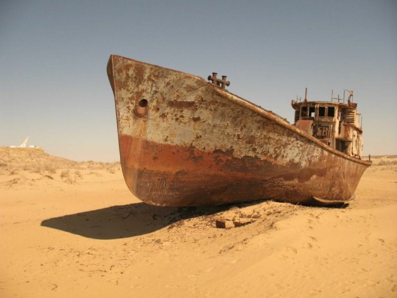 Заброшенные корабли Аральское море
