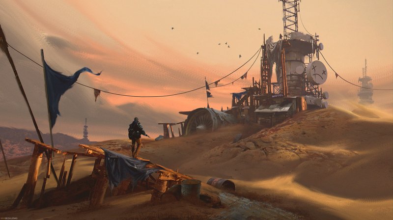 Cyberpunk 2077 пустыня