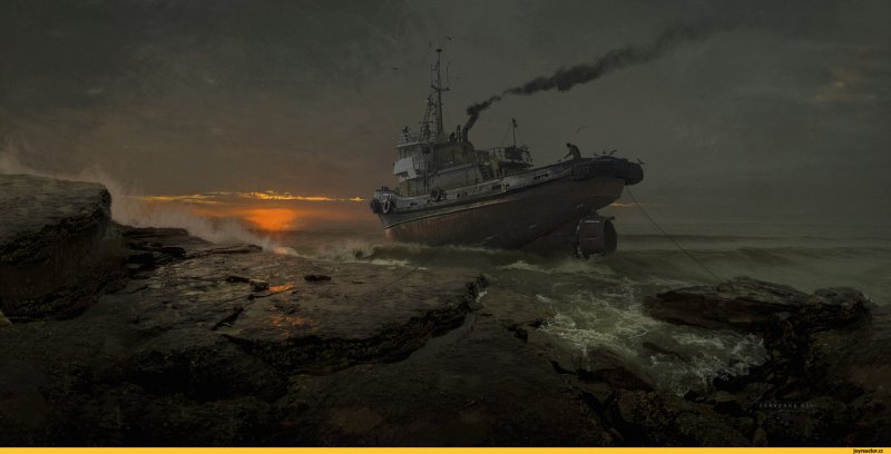 Безмолвная тьма пустыня корабли