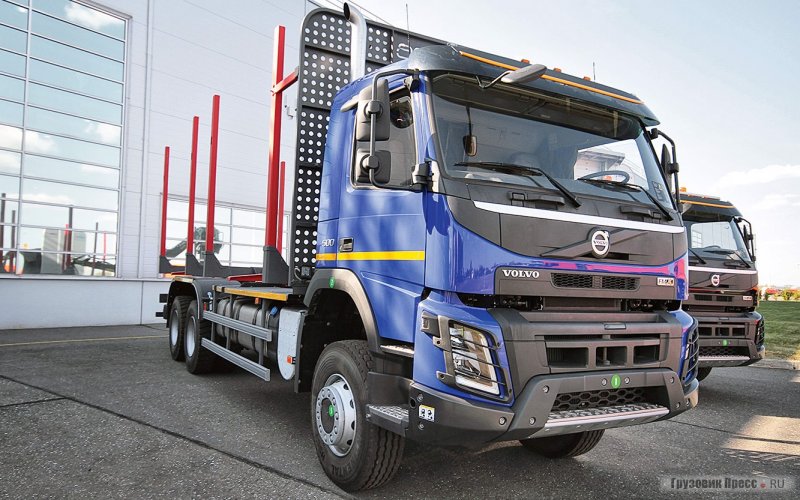 Volvo FMX 6x6 лесовоз