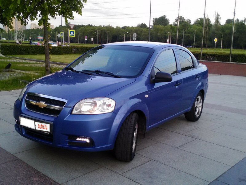 Chevrolet Aveo 2012 синий