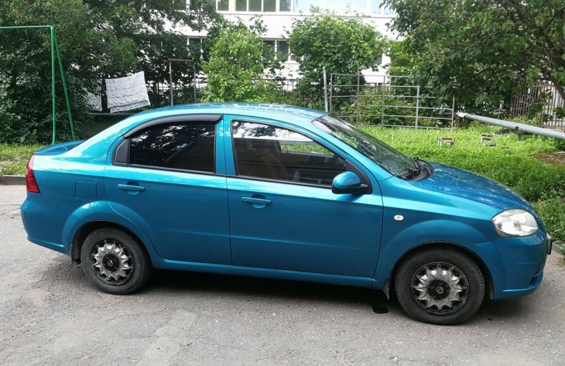 Шевроле Авео седан 2008 года синий