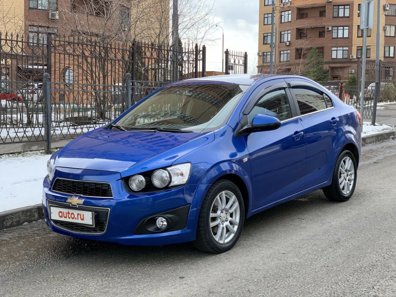 Chevrolet Aveo 1.6 at, 2013 синяя