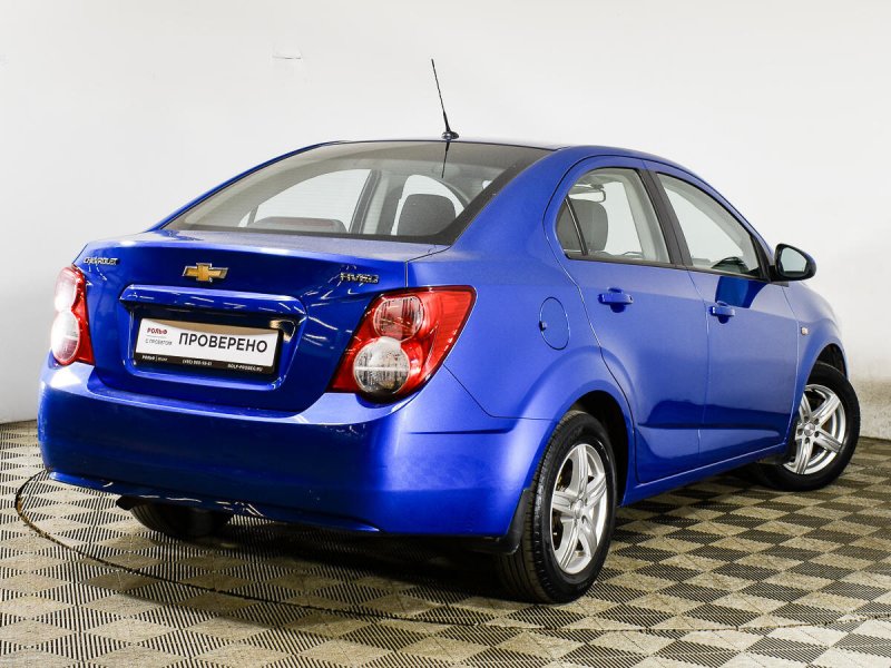 Chevrolet Aveo 2012 синий