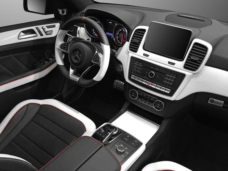 Мерседес GLE Coupe 2021 белый салон