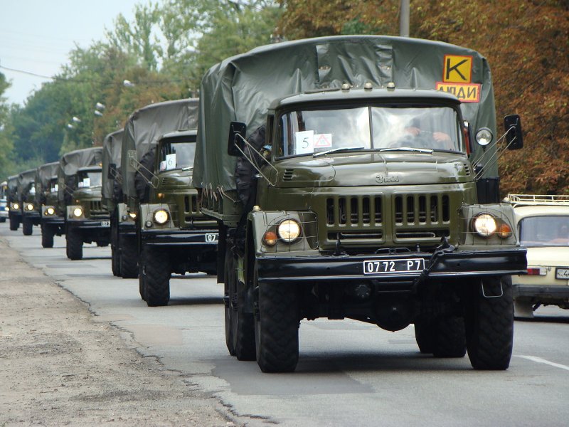 ЗИЛ 131 военный с кунгом