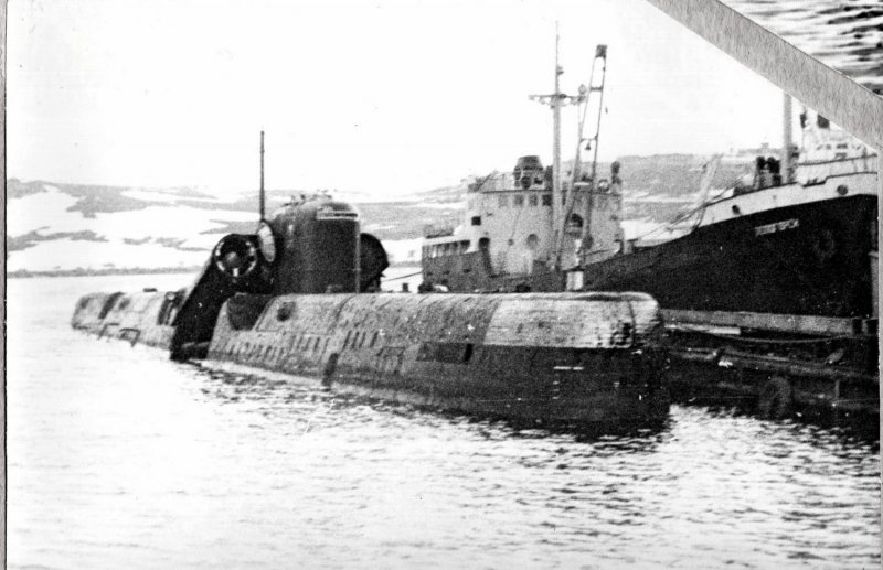 Подводная лодка к 22 Красногвардеец