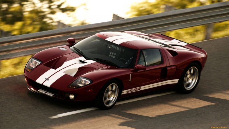 Ford gt 2005 красная