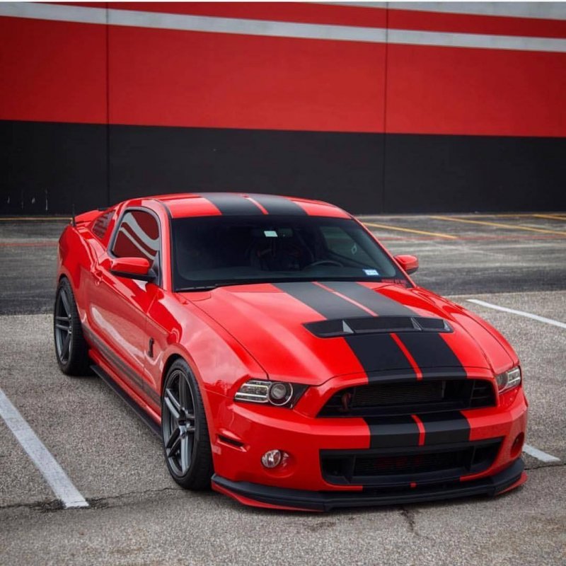 Ford Mustang Shelby gt500 Red