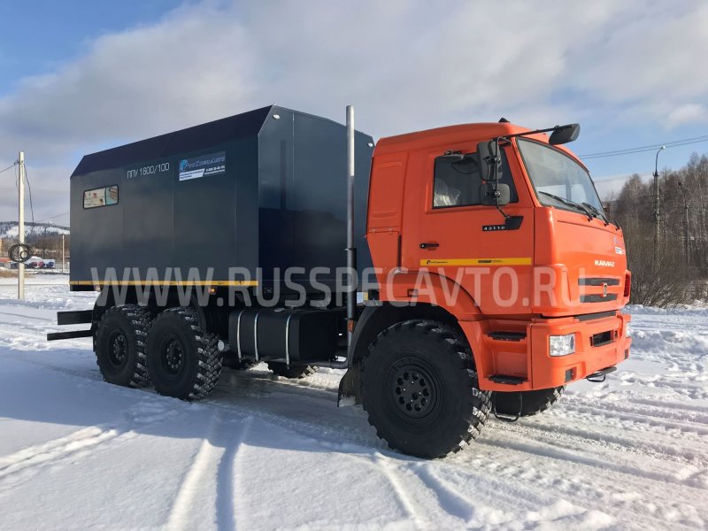 ППУ 1600/100 на шасси КАМАЗ 43118
