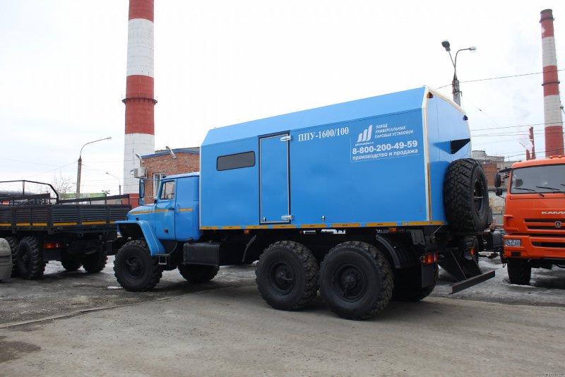ППУ 1600 100 на шасси Урал 4320