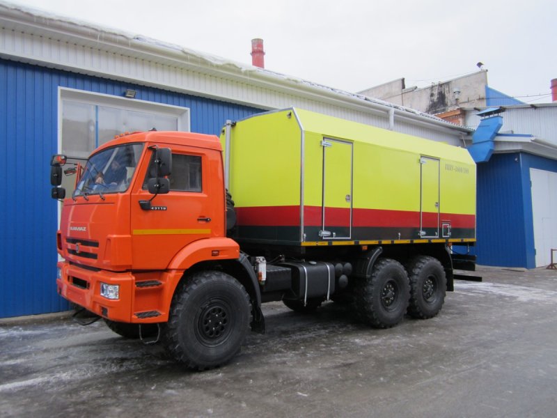 ППУ 1600/100 на шасси КАМАЗ 43118