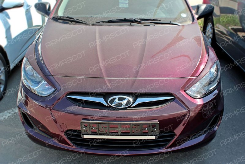 Реснички на Hyundai Solaris