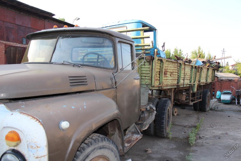 ЗИЛ 130 полуприцеп
