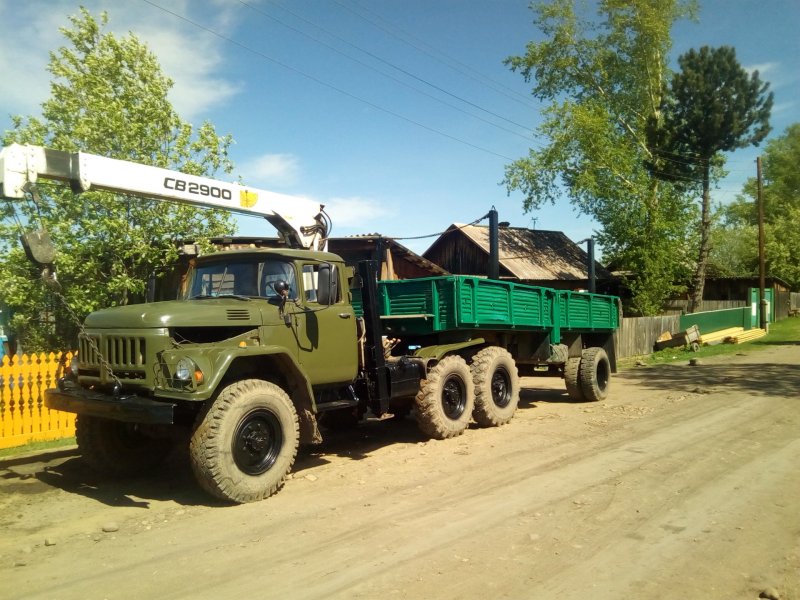 ЗИЛ 131 С полуприцепом