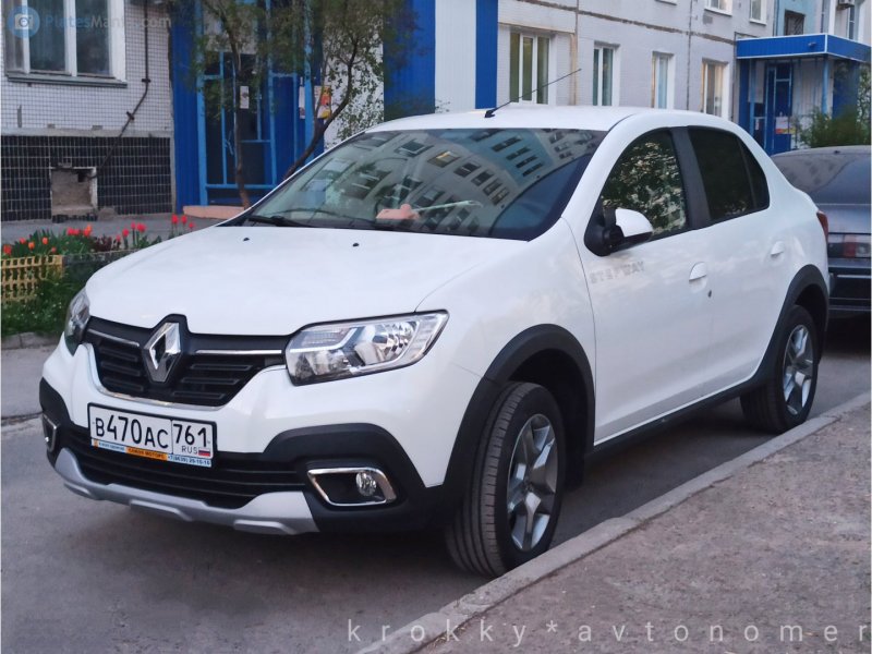 Renault Logan Stepway белый