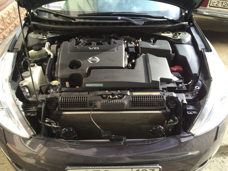 Nissan Teana j32 моторный отсек