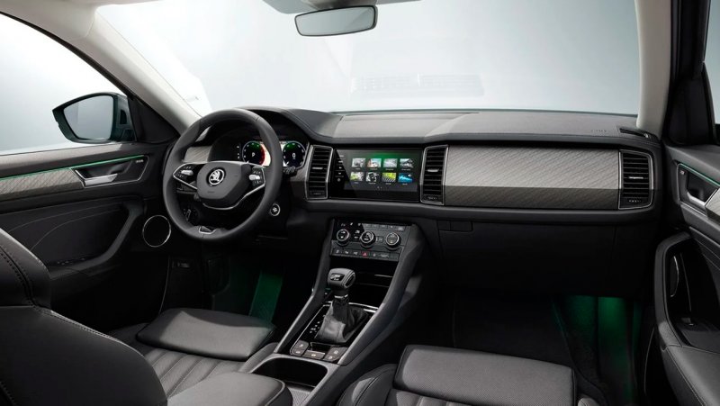 Skoda Kodiaq 2021 интерьер