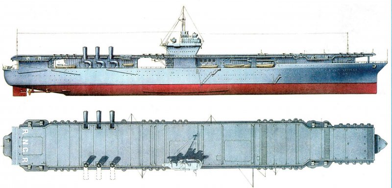 Американский авианосец CV-61
