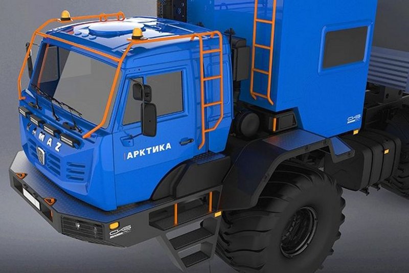 КАМАЗ-Арктика 8х8 второй грузовик из семейства арктических вездеходов
