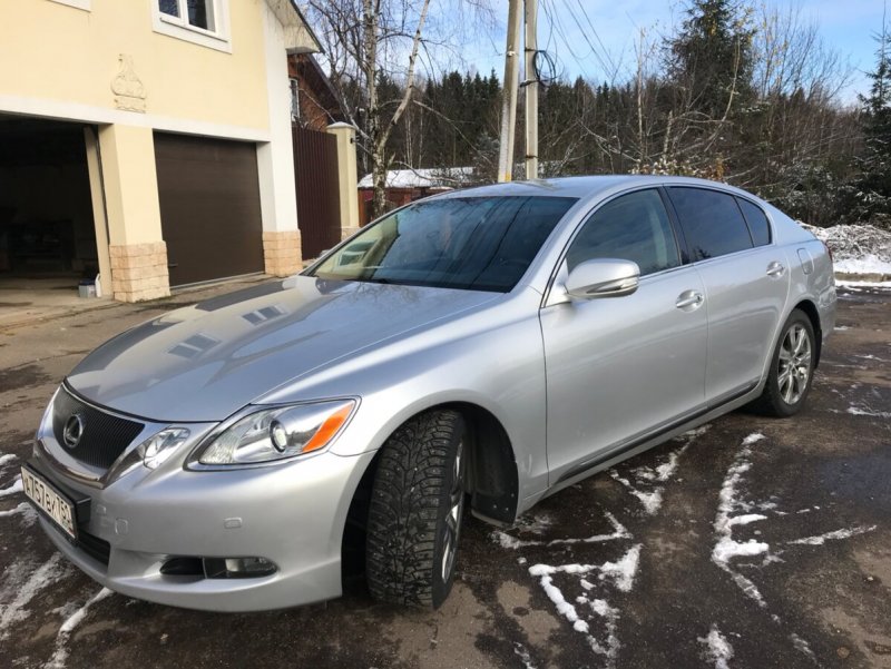 Лексус GS 300 2008 серебристый
