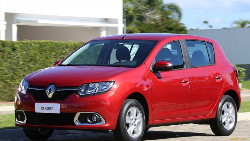 Renault Sandero 2014 серый