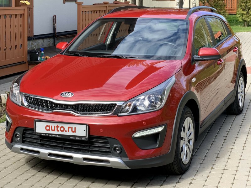 Kia Rio x-line 2018 красный