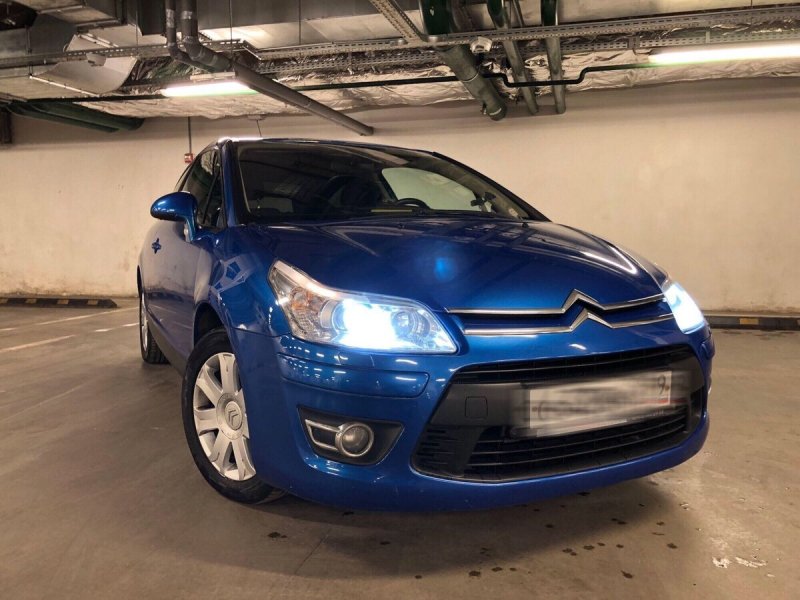 Ситроен ds4 синий