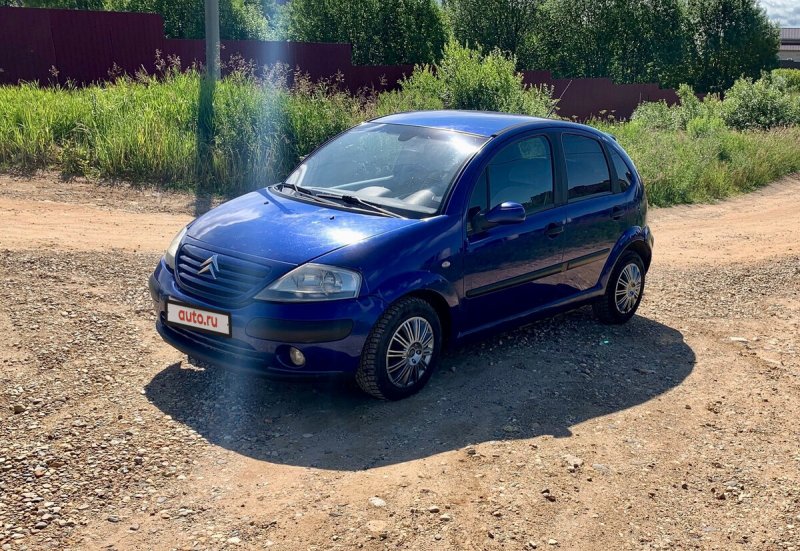 Citroen c1 голубой