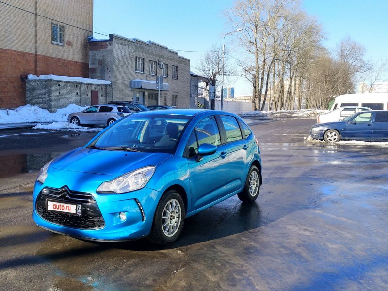 Citroen c4 sedan синий