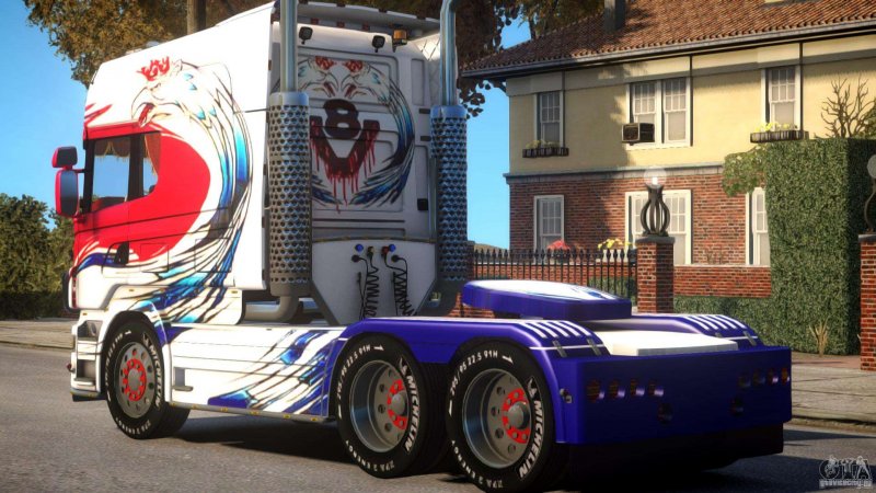 Приватный салон для Скании RGL Longline ets2