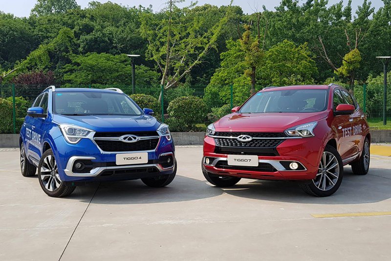 Chery Tiggo 4 красный