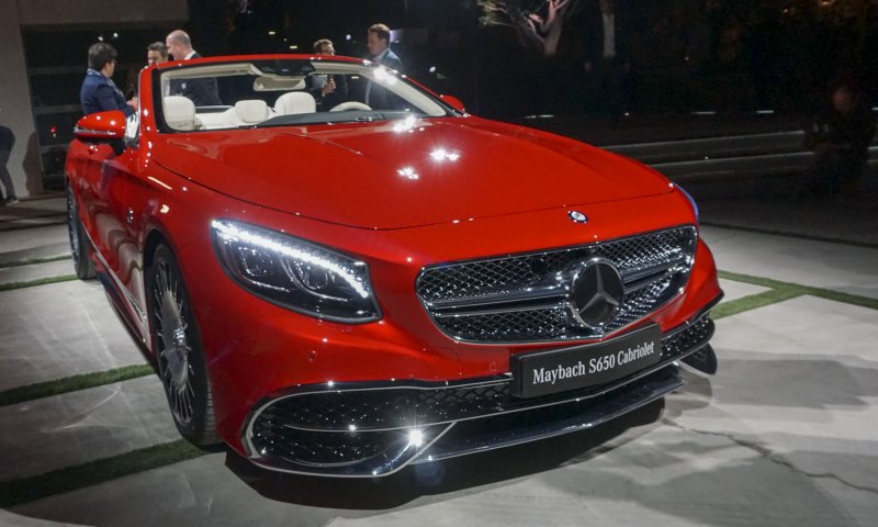 Mercedes Maybach Cabriolet 2018 Red