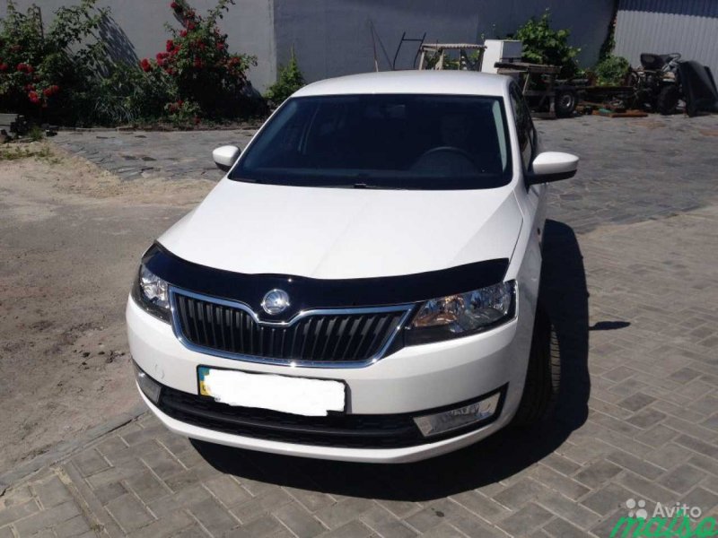 Дефлектор капота Skoda Rapid 2020