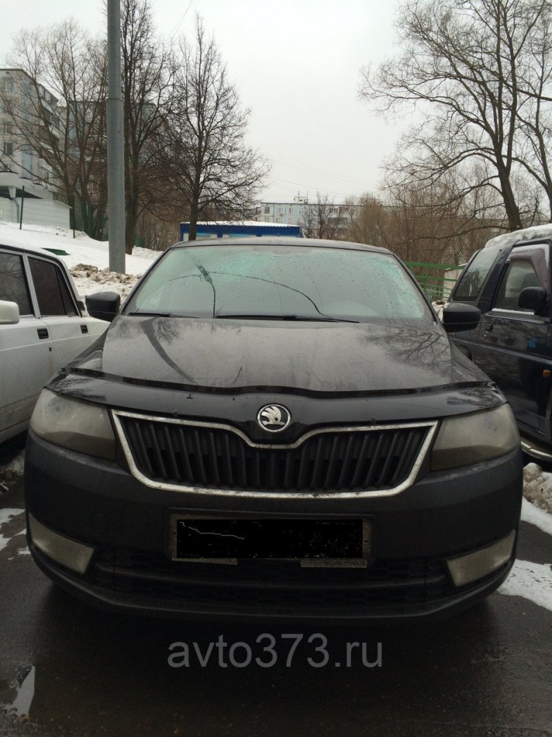 Sk17 дефлектор капота Skoda Rapid 2013- VIP-Tuning VIP