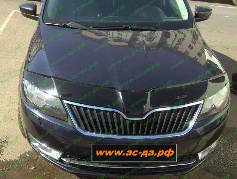 Дефлектор капота Skoda Rapid 2020