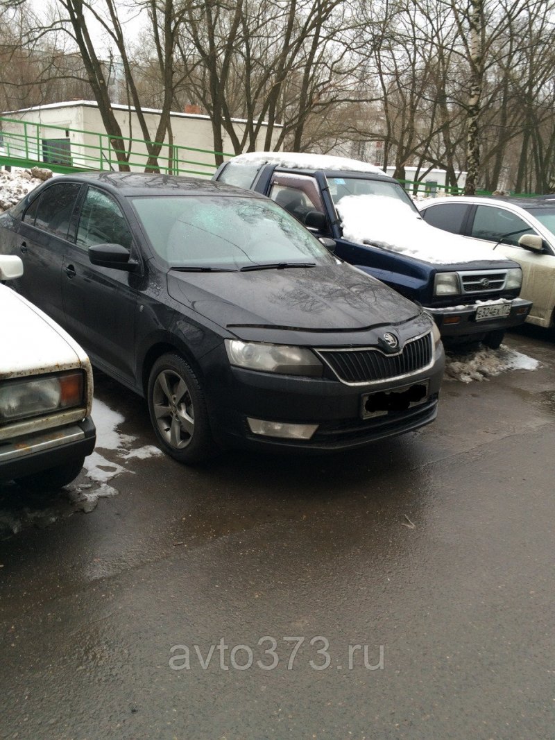 Sk17 дефлектор капота Skoda Rapid 2013- VIP-Tuning VIP