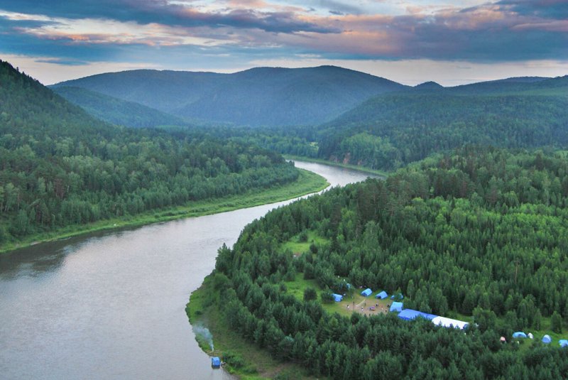 Река Мана Красноярский край