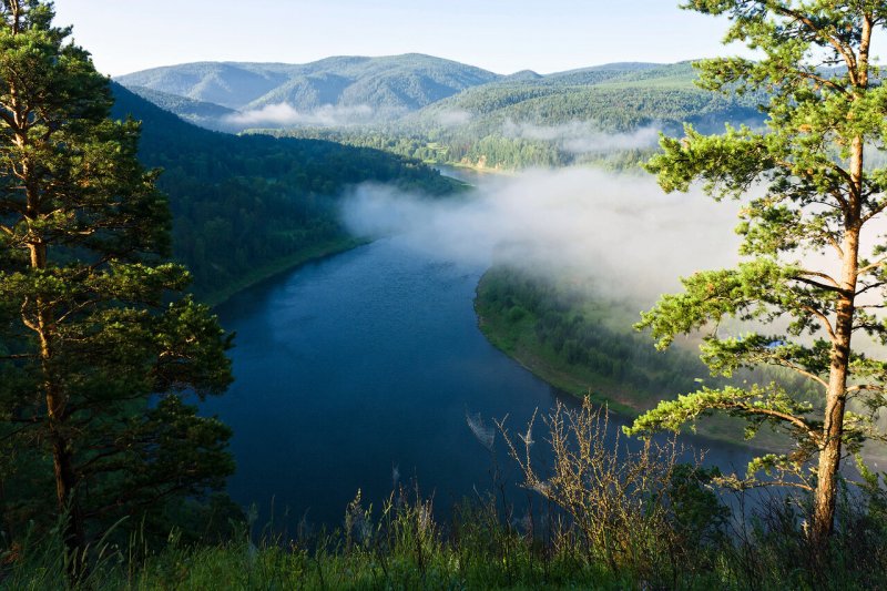 Река Енисей Красноярский край